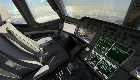 Airbus A350 online showcase | Make your first steps inside the Airbus A350 cockpit in a 360 ...