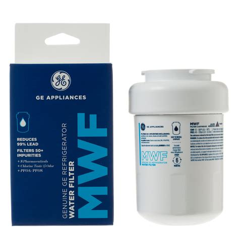 GE MWF Refrigerator Water Filter | Certified to Reduce Lead, Sulfur ...