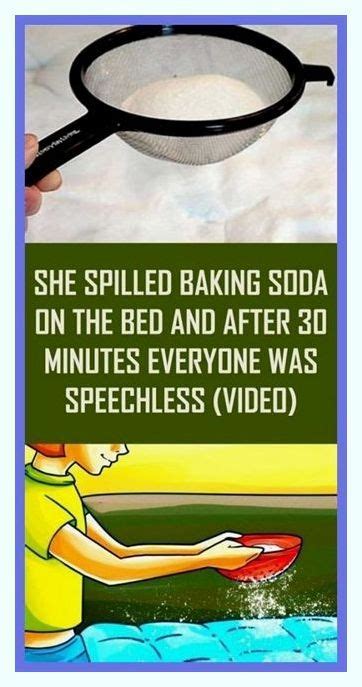 SHE SPILLED BAKING SODA ON THE BED AND AFTER 30 MINUTES EVERYONE WAS SPEECHLESS: WHEN YOU SEE ...
