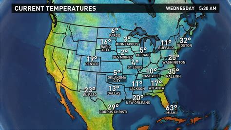 East Coast Weather Map | Map Of The World