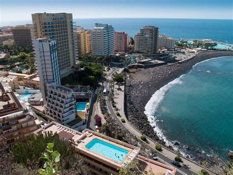 Beaches Of Puerto De La Cruz, Tenerife, Spain Royalty Free Stock Image - Image: 26198286