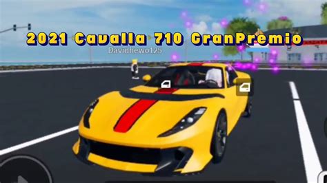 ROBLOX Vehicle Legends NEW CAR 2021 Cavalla 710 GranPremio lap time ...