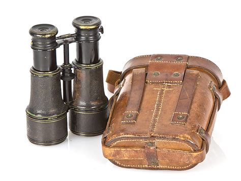 WWI British Army Cased Binoculars With Zoom Dated 1917 | eBay