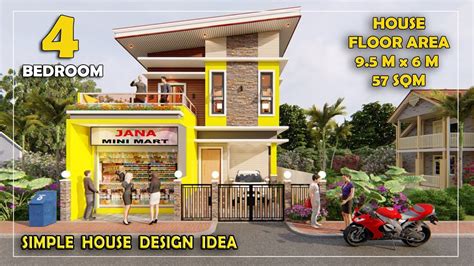 2 Storey House with SARI SARI STORE Design Ideas