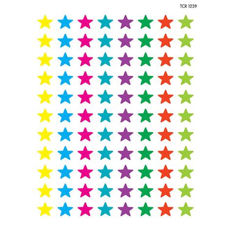 TEACHER CREATED RESOURCES MINI STICKERS STARS TCR1239 - TeachersParadise