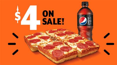 Little Caesars’ $4 Lunch Combo With Pepperoni Pizza & Pepsi Is A Tasty Deal