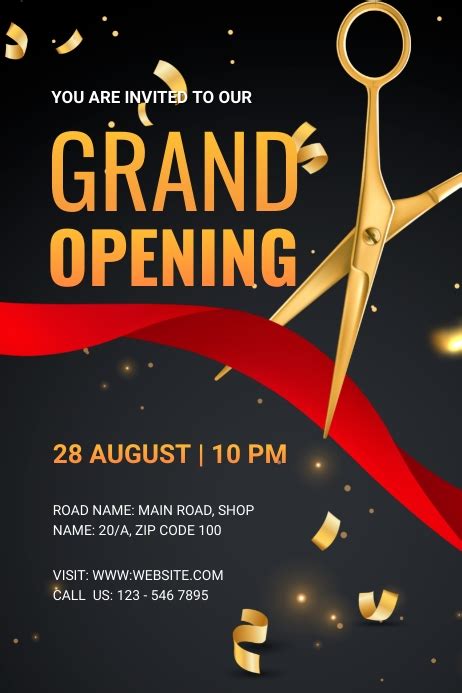 Grand Opening, Invitation Template | PosterMyWall