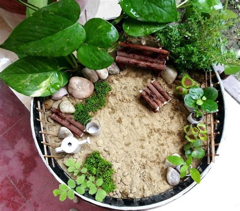 Diy Miniature Garden · How To Make A Garden / Terrarium · Home + DIY on ...