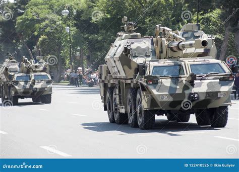 BAKU, AZERBAIJAN - JUNE 26 2018 - Military Parade in Baku, Azerbaijan ...