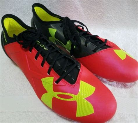 Under Armour Spotlight Pro Soccer Cleats Red Black (1272297-669) Size 10.5 | eBay