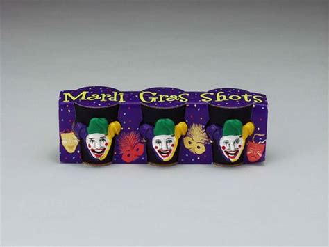 Mardi Gras Shot Glasses Set (56908) - Nola Throws