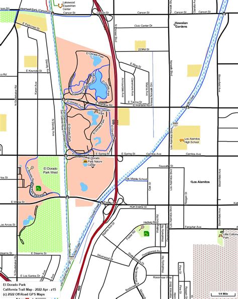 El Dorado Park - California Trail Map