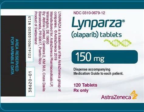 Lynparza - FDA prescribing information, side effects and uses