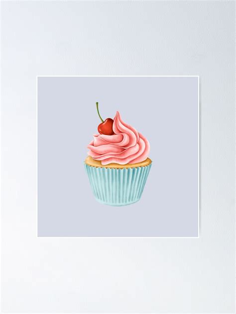 "Cupcake Art" Poster for Sale by aestheticteesx | Redbubble