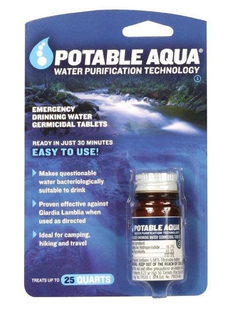 Water Purification Tablets – QuakeHOLD!