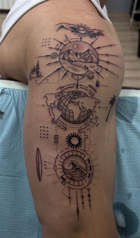 101 best globe tattoo ideas you have to see to believe – Artofit