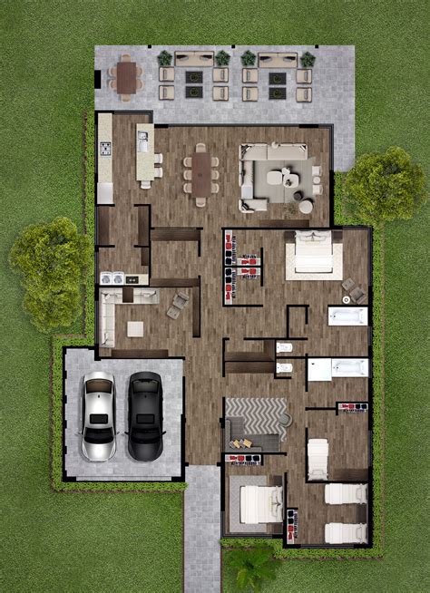 Floor Plan Rendering | Rendered floor plan, Floor plans, Nursing insurance