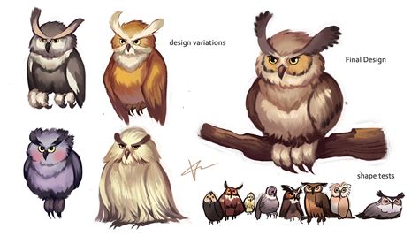 ArtStation - Owl (character design)