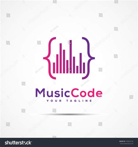 Music Software Company Logo Template Design Stock Vector 370634126 ...