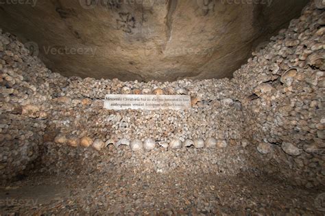 Paris Catacombs Skulls and bones 20420371 Stock Photo at Vecteezy