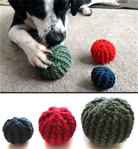 Crochet Spot » Blog Archive » Crochet Pattern: Textured Ball Dog Toys - Crochet Patterns ...