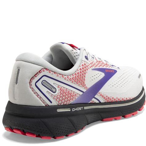 Brooks Women's Ghost 14 Athletic Shoes - White/Purple | elliottsboots