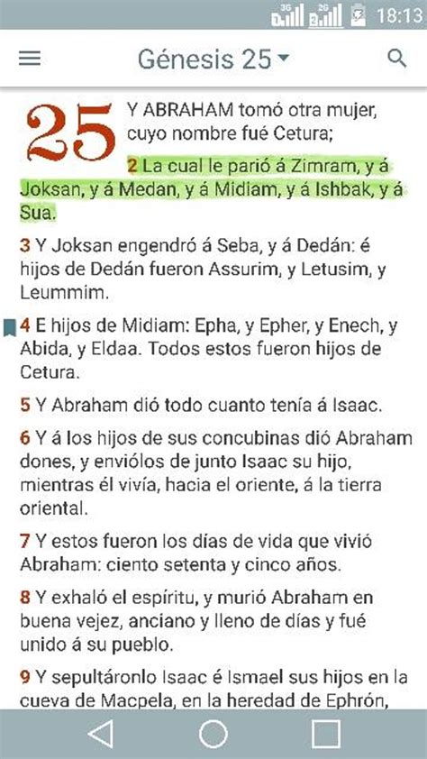 Antiguo Testamento - La Biblia for Android - Download