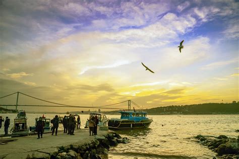 Istanbul Bosphorus Sunset Coast | Istanbul, Coast, Sunset