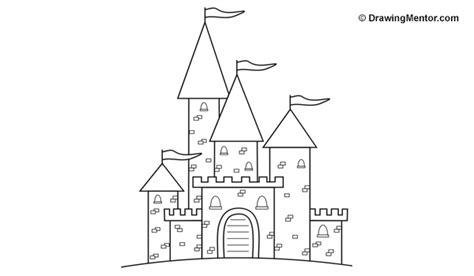 How to Draw a Castle - Drawing Mentor