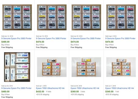 Sell Unused Printer Ink Cartridges on eBay