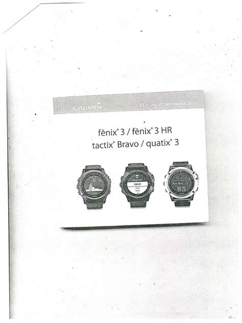 Garmin Fenix3 HUN 01 | PDF