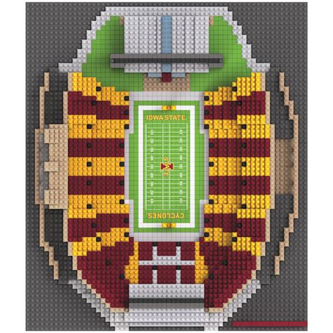 Iowa State Cyclones NCAA BRXLZ Stadium - Jack Trice Stadium