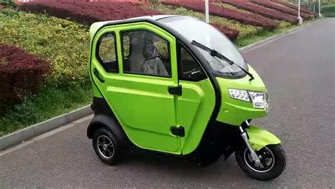 Enclosed Cabine Electric Scooter Three Wheeler - Buy Tricycle For ...