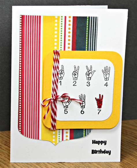 Sign Language Numbers - American Sign Language - Clear Stamps and Crafting Products