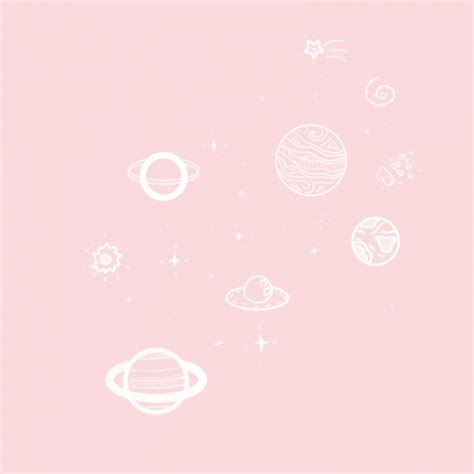 Pastel Pink Star Aesthetic Wallpaper