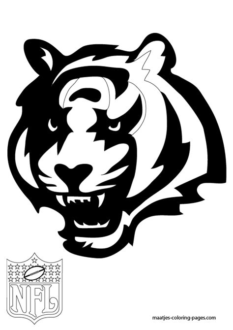 Printable Cincinnati Bengals Coloring Pages - Coloring Home