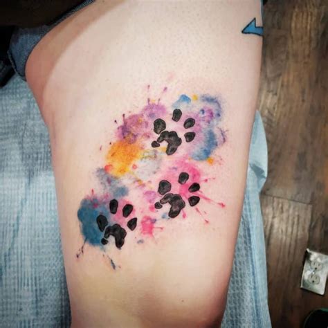 Top 65+ Best Cat Paw Print Tattoo Ideas - [2020 Inspiration Guide]