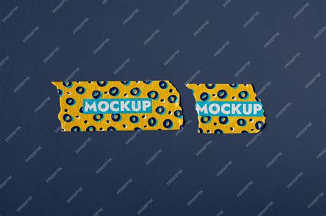 Premium PSD | Tape mockup design