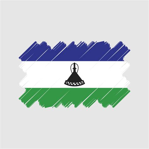 Lesotho Flag Vector Design. National Flag 11473074 Vector Art at Vecteezy