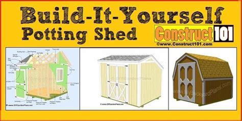 Potting Shed Plans - Construct101