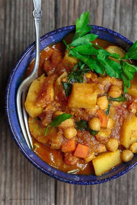 Easy Moroccan Vegetable Tagine Recipe | The Mediterranean Dish