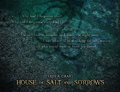 Review: House of Salt and Sorrows by Erin A. Craig | Sorrow, Sorrow quotes, Book aesthetic