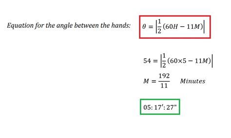 [Math] Finding the exact time the hands of a clock form a given angle – Math Solves Everything