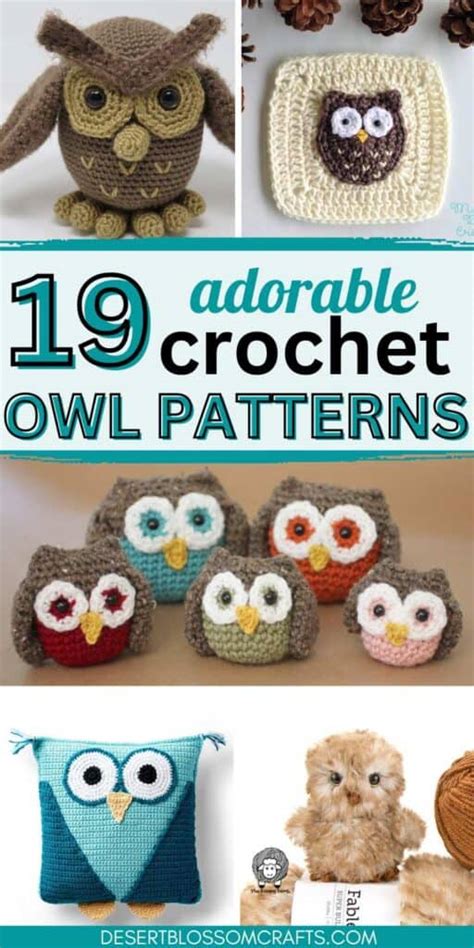 15+ Adorable Free Crochet Owl Patterns