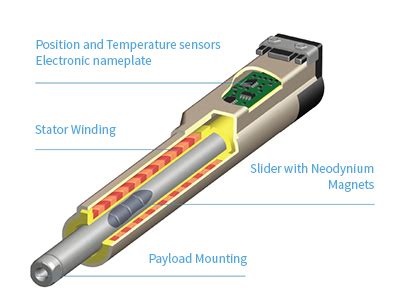 Tubular linear motors for gantry applications