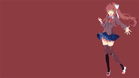 DDLC Monika Wallpapers - Wallpaper Cave