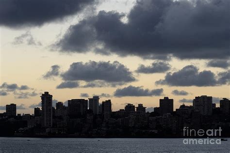 Mumbai Marine Drive Skyline with clouds Photograph by Milind Ketkar ...