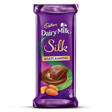 Cadbury Dairy Milk Silk Roasted Almonds Chocolate Bar, 143g (Pack of 3 ...