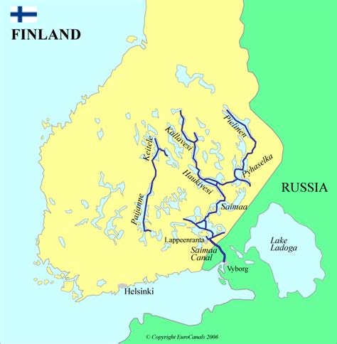 Lake Saimaa Finland Map - ToursMaps.com