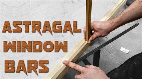 Astragal Bars - Plant-On Glazing Bars for Timber Windows - YouTube